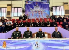 เเม่ทัพภาคที่ 3 พร้อม ผู้บัญชาการกองบัญชาการช่วยรบที่ 3 คณะนายทหาร ร่วมรับชมการแข่งขันกีฬาภายในกองทัพบกครั้งที่ 73 ประจำปี 2569