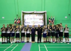 กองทัพภาคที่ 3 จัดแข่งขันกีฬาภายในกองทัพบก แบดมินตัน รอบชิงชนะเลิศ