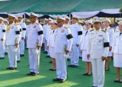 พิษณุโลก กองบัญชาการช่วยรบที่ 3 (บชร.3) จังหวัดพิษณุโลก ร่วมพิธีบวงสรวงดวงพระวิญญาณ สมเด็จพระนเรศวรมหาราช