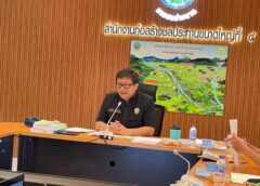 สพญ.4 ประชุมติดตามความก้าวหน้า รับทราบปัญหาอุปสรรคในการปฏิบัติงานก่อสร้าง โครงการปรับปรุงคลองยม – น่าน จังหวัดสุโขทัย