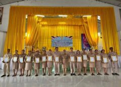 นางสาวประนอม แก้วอำพล นายอำเภอคีรีมาศ จังหวัดสุโขทัย ประชุมกำนันผู้ใหญ่บ้านฯ…