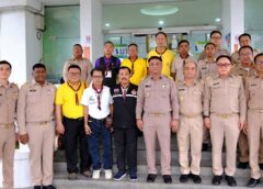 ประธานชมรมลูกเสือชาวบ้านอำเภอแม่สอด จังหวัดตาก ร่วมงานวัน”ธงชาติไทย”