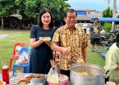 “นิพนธ์” นำครอบครัว “บุญญามณี” เลี้ยงอาหารเด็กและเยาวชน โครงการยุวพุทธทายาท “เทศน์เพื่อทุน” รุ่นที่ 10 วัดไทรงาม สืบสานพระพุทธศาสนา ปลูกฝังคุณธรรม เผยยอดทำบุญกว่า 4 แสนบาท มอบเป็นทุนการศึกษาแก่เยาวชน
